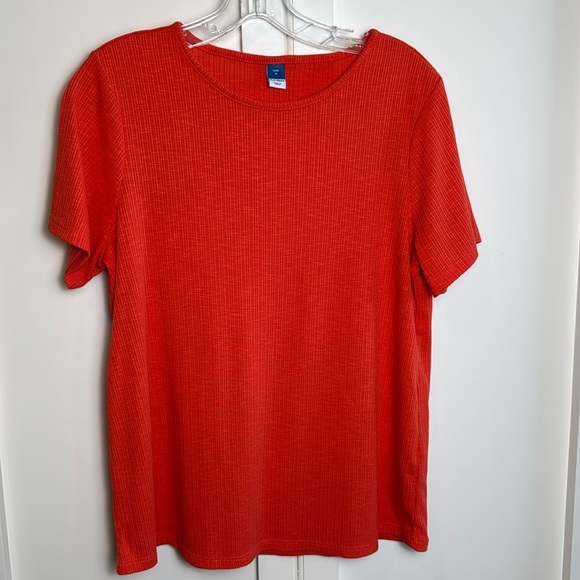 Old Navy Luxe ribbed short sleeve tshirt - Picture 1 of 8